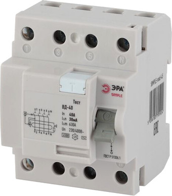 Устройство защитного отключения ЭРА Simple-mod-45 Б0039265