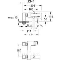 Смеситель Grohe Eurocube 23143000