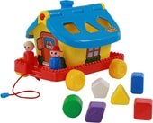 Сортер Полесье Садовый домик на колесиках (в сеточке)