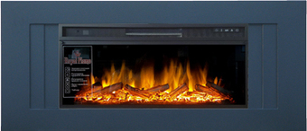 Каминокомплект Smolcom Line V42 с Royal Flame Vision 42 LOG LED (черный)