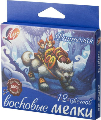 Восковые мелки Луч 25С 1520-08 (12 цв.)