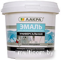 Лакра Акриловая универсальная 0.9 кг (белый полуглянец)