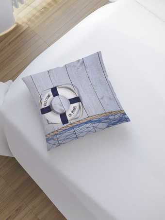 Чехол на подушку JoyArty Добро пожаловать на борт sl_10831