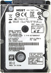 Жесткий диск HGST Travelstar Z5K500 500GB HTS545050A7E680