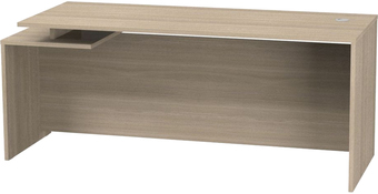 Офисный стол для руководителя Премиум Акцент 190 (шимо светлый)