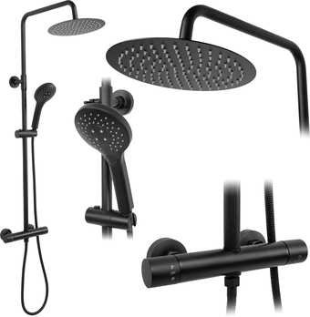 Душевая система Rea Vincent Black REA-P6600