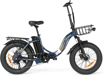 Электровелосипед SameBike City Master Fat (синий)