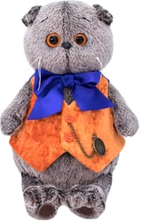 Мягкая игрушка Basik & Co Басик в жилете с часами (19 см)