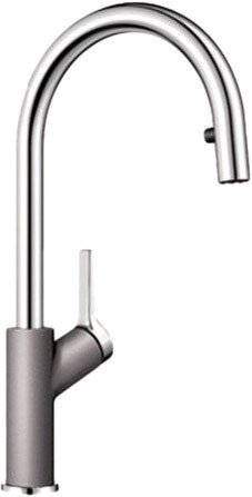 Смеситель Blanco Carena-S хром/алюметаллик (520982)