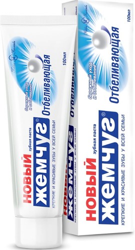 Зубная паста Новый Жемчуг Отбеливающая 100 мл