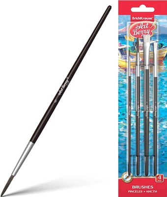 Набор кистей Erich Krause ArtBerry 36124 (4 шт)