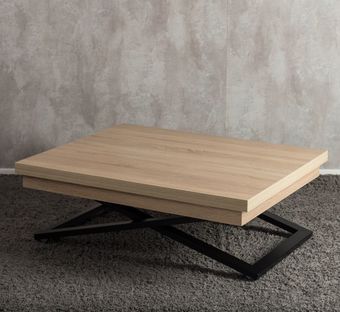 Levmar Cross D89/S53 (дуб сонома/черный)