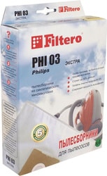 Одноразовый мешок Filtero PHI 03 Экстра