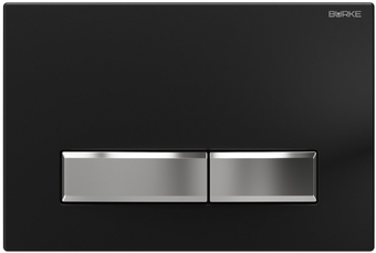 Панель смыва Burke Тип 09 109.BH.1 (матовый черный/хром глянцевый)