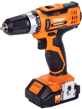 Дрель-шуруповерт Villager Fuse VLN 3220 2BSC 056357 (с 2-мя АКБ, кейс, оснастка)