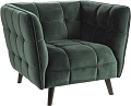 Интерьерное кресло Signal Castello Velvet 1 Bluvel 78 (темно-зеленый)