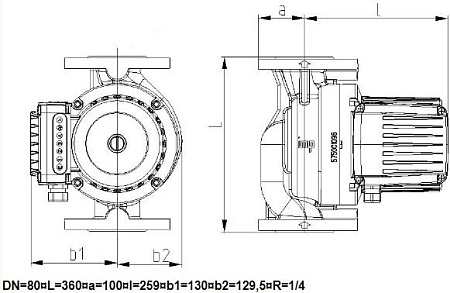 Циркуляционный насос IMP Pumps GHNbasic II 80-120F PN6