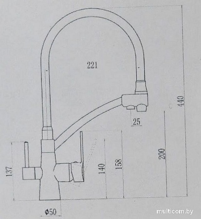 Смеситель MARRBAXX КМ014/G31 (белый)