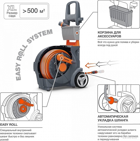 Тележка со шлангом Daewoo Power DWR 4040