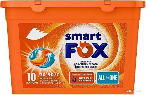 Капсулы для стирки Smart FOX Концентрированные 190006 (10 шт)