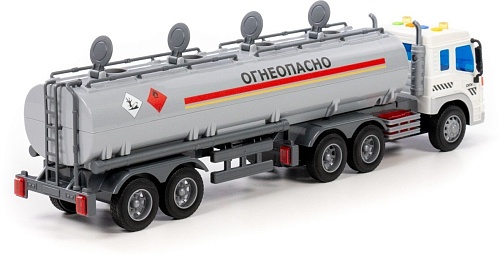 Грузовик Полесье Сити С полуприцепом-цистерной инерционный 83996