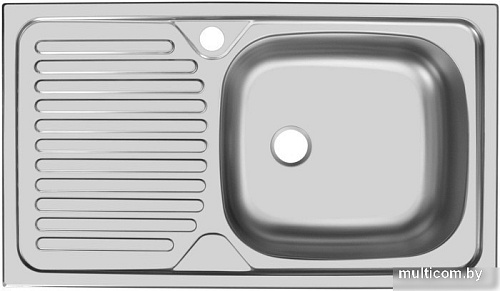 Кухонная мойка Ukinox CLM760.435 GT5K 1R (с сифоном)