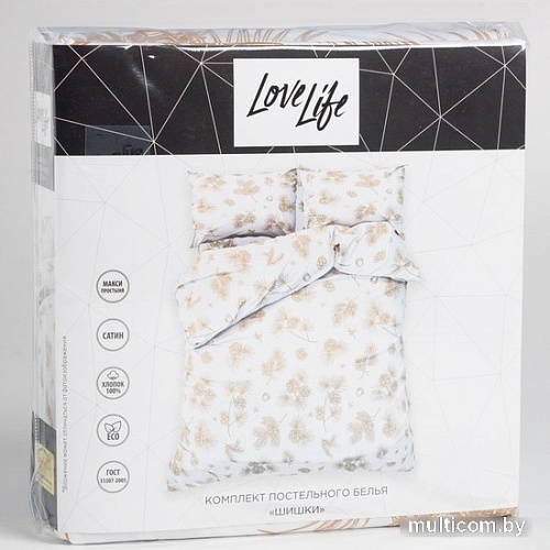 Постельное белье Love Life Шишки 7753031