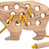 Шнуровка Polle Toys Медведь TO0313AS00 (ясень)