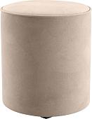 Пуфик Mio Tesoro 132 (светло-бежевый Velutto 04)