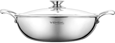 Сковорода ВОК Vensal Вок Le Chef с двумя ручками 26 см VS1534