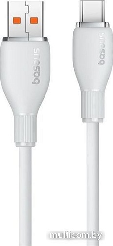 Кабель Baseus Pudding Series USB Type-A - USB Type-C (2 м, белый)