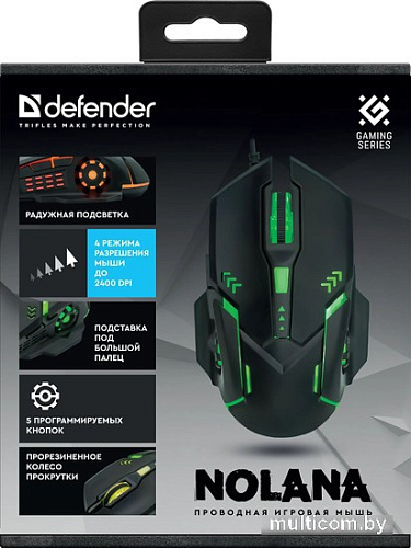 Игровая мышь Defender Nolana GM-044