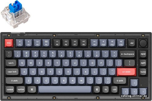 Клавиатура Keychron V1 RGB V1-C2-RU (Keychron K Pro Blue)