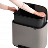 Brabantia Bo Pedal Bin 36 л (минерально-серый)