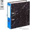 Папка-регистратор OfficeSpace 274411 (черный/синий мрамор)