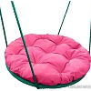 Подвесные качели M-Group Гнездо в оплетке 0.6м 17049908 (розовая подушка)