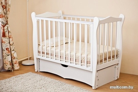 Классическая детская кроватка Красная звезда Сибирочка С778 (слоновая кость)