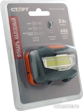Фонарь Старт LOE 203-C1 (серый)