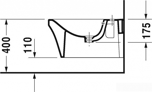 Биде Duravit P3 Comforts [2268150000]