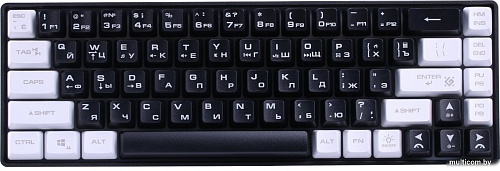 Клавиатура Defender Aris GK-349 (черный/белый)