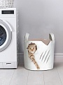Корзина JoyArty Кот с царапиной gaba_31202_S