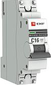 Выключатель автоматический EKF PROxima 1P 16А (C) 6кА ВА 47-63 DC mcb4763-DC-1-16C-pro