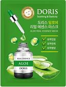 Косметика по уходу за лицом Jigott Маска для лица Doris Aloe Real Essence 25 мл