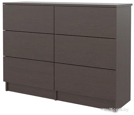 Комод Горизонт Нео 1050 6 ящиков (венге)
