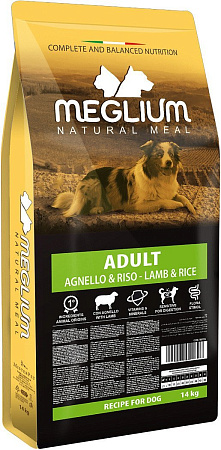 Сухой корм для собак Meglium Dog Adult Lamb MS1914 14 кг
