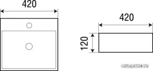 Умывальник WeltWasser Elbach 2177