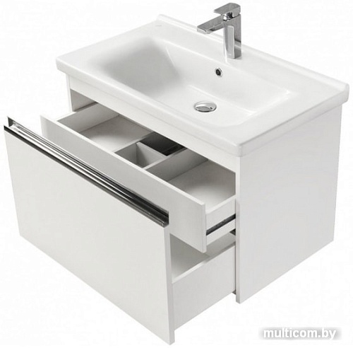 Акватон Тумба Капри 80 с умывальником Миранда 80 (белый)