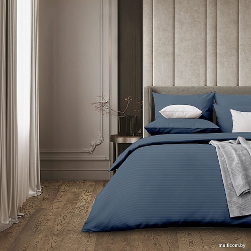 Постельное белье Verossa Stripe Sapphire 1.5сп VRT 1588 70308 ST13 23