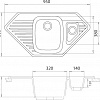 Кухонная мойка Gerhans E10 (терракот)