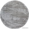 Ковер для жилой комнаты Radjab Carpet Паффи шагги круг P001A 6335RK 1x1 (grey)